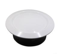 Diffusore di ventilazione regolabile in ABS, 75 mm/100 mm/150 mm/200 mm, uscita d'aria circolare con feritoia per soffitto o parete (100 mm)