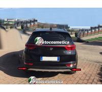 diffusore estrattore paraurto posteriore modello tuning Kia Sportage 2016-2018