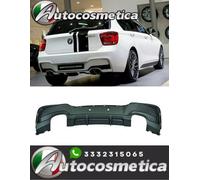 Diffusore estrattore posteriore opaco 4 scarichi per BMW Serie 1 F20 F21 11-15
