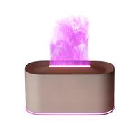 Diffusore Fiamma - 220ml Dispositivo Aromaterapico Con Luci A 7 Colori - Diffusore Di Profumi Per Camera Da Letto,Per Ufficio Dormitorio Asilo Camera Da Letto Studio Hotel Appartamento Studio Yoga