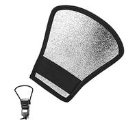 Diffusore Flash 2 in 1 Argento/Bianco Riflettore Flash Softbox