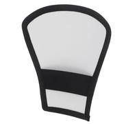Diffusore Flash a Due Lati per Fotografia, Riflettore Argento Bianco | PU Pieghevole Elastico, Portatile per Eventi All'aperto, per Teste Speedlight e Ritratti