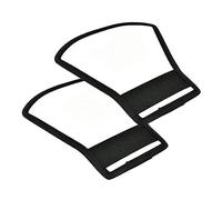 Diffusore Flash Fotografico 2 Pezzi in PU per Reflex e Speedlight | Lato Argento e Bianco, Controllo Bilaterale della Luce, Riduce Ombre Dure, per Matrimoni e Interni
