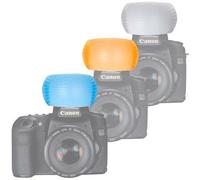 DIFFUSORE FLASH INTERNO 3 COLORI compatibile con PENTAX K pop up bianco azzurro softbox riflettore bounce lambency K-1 K-3 K-5 MARK I II KP K-70 K-30 K-S2 K-S1 K-50 K-R K-7 K2000 K-M K200D