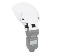 Diffusore Flash per Fotocamera, Diffusore Flash Portatile Universale a Forma di Arco Riflettore Diffusore di Luce Flash per Fotocamera Speedlite Softbox Riflettore Bianco