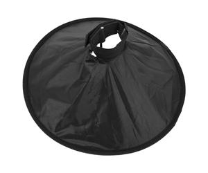Diffusore Flash per Fotocamera Riflettore Nero in Stoffa Portatile | Luce Uniforme senza Riflessi, Accessorio per Fotografi in Viaggio, Copertura che Avvolge L'obiettivo