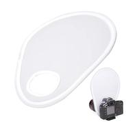 Diffusore flash portatile, universale, con custodia, diffusore flash per fotocamera, elimina luce e , pieghevole, con custodia
