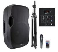 DIFFUSORE GEMINI AS 15 BLUE PACK DIFFUSORE AMPLIFICATO A 2 VIE DA 300 W E 600 W DI PICCO 5020.000 HZ TWEETER DA 1" WOOFER DA 15"
