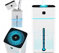 Diffusore idratante RGB LED cubo d'acqua da 1000 ml