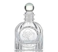 Diffusore in vetro per profumo, 100 ml, vuoto, diffusore a bastoncini, con coperchio, contenitore per aromaterapia, accessori per profumo, set di diffusori di ricambio fai da te (trasparente)