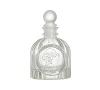 Diffusore in vetro per profumo, 100 ml, vuoto, diffusore a bastoncini, con coperchio, contenitore per aromaterapia, accessori per profumo, set di diffusori di ricambio fai da te (trasparente)