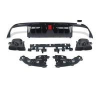 Diffusore Labbro Posteriore Per Benz W205 C300 C63 C43 Per AMG 2015-2018 Diffusore posteriore Labbro W/Punte di scarico