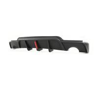 Diffusore Labbro Posteriore Per Lexus IS250 IS350 2014-2016 Diffusore del paraurti posteriore con luce a LED Accessori auto Body Kit(Matte Black)