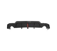 Diffusore Labbro Posteriore Per Lexus IS250 IS350 2014-2016 Diffusore del paraurti posteriore con luce a LED Accessori auto Body Kit(Glossy Black)
