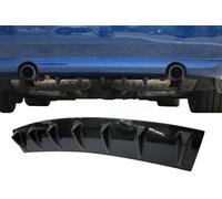 Diffusore Lucido NERO Verniciato Adatto Per VW Transporter V Flap Splitter