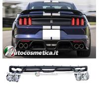 DIFFUSORE + MARMITTE SHELBY LOOK UPGRADE PER FORD MUSTANG 6 2014-2017