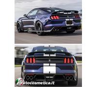 DIFFUSORE + MARMITTE SHELBY LOOK UPGRADE PER FORD MUSTANG 6 2014-2017