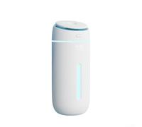 Diffusore Oli Essenziali per 3in1 con Luci LED e Suono Pioggia, Umidificatore Ambiente Silenzioso per Camera da, Design Paesaggio Miniato, Base 69mm(white)