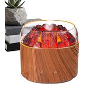 Diffusore Oli Essenziali,Umidificatore Personale a Fiamma da Scrivania 160ml - Dispositivo con Illuminazione Ambientale Realistica Calda Rilassante e Silenzioso - Casa Ufficio Auto Bagno Scuola Scriv