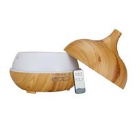 Diffusore 'olio ambiente con timer - Umidificatore di controllo telecomando da 550 ml | Diffusatore di olio essentiale illuminato USB Ricarica eliminatore odore per la camera da letto Office
