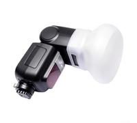 Diffusore Ovale Bianco Silicone Per V860III, Per V850III | Ammorbidisce per la luce del flash, adatto per TT685, per TT600, per TT520, cappuccio in silicone slip-on