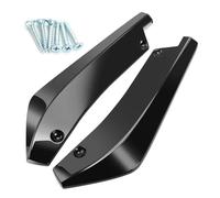 Diffusore Paraurti Posteriore 2PCS Per Benz W205 W204 W203 Universale Auto Paraurti Posteriore Splitter Diffusore Canard Spoiler Labbro Copertura Adesivo(Nero)