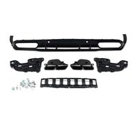Diffusore Paraurti Posteriore Per Benz C205 C300 C43 C63 Style Per AMG Con Terminale Di Scarico 2015-2018 Diffusore Posteriore