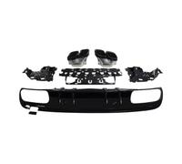 Diffusore Paraurti Posteriore Per Benz W205 AMG Berlina 2019-2021 | Labbro Diffusore Paraurti Posteriore 4 Porte Terminali Scarico Rimontare Stile C63