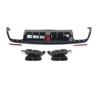 Diffusore Paraurti Posteriore PER Benz CLASSE S W222 B STYLE Per TERMINALE DI SCARICO DIFFUSORE POSTERIORE Per AMG NERO LUCIDO 13-17