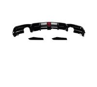 Diffusore Paraurti Posteriore Per BMW Serie 3 F30 MT MP 2013-2019 Paraurti Posteriore Auto Diffusore Spoiler Con Accessori Per Luce Freno Protezione Copertura(Double Single Out 1)