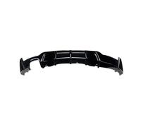 Diffusore Paraurti Posteriore Per BMW Serie 4 F32 F33 F36 Per MSport 2014-2020 Paraurti Labbro Splitter ABS Gloss Nero Tuning Paraurti Posteriore Diffusore Labbro(Single-double-out)