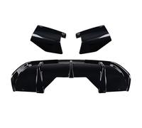 Diffusore Paraurti Posteriore Per BMW X6 F16 Sport 2014-2019 Paraurti Posteriore Diffusore Labbro Spoiler Laterale Angolare Splitter Kit Carrozzeria(Glossy Black)