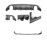 Diffusore Paraurti Posteriore Per Dodge Per Caricatore Per SRT R/T Per Scat 15-23 Diffusore Posteriore Paraurti Anteriore Lip Splitter Spoiler Parte Modifica Esterna Paraurti Posteriore(Carbon Look)