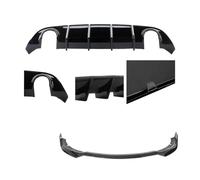 Diffusore Paraurti Posteriore Per Dodge Per Caricatore Per SRT R/T Per Scat 15-23 Diffusore Posteriore Paraurti Anteriore Lip Splitter Spoiler Parte Modifica Esterna Paraurti Posteriore(Glossy Black)