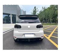 Diffusore Paraurti Posteriore Per VW Per Golf Per MK6 Per GTI 2008 09 10 11 12 2013 Paraurti Posteriore Lip Spoiler Spoiler Accessori Auto Diffusore Inferiore Body Kit Tuning(Nero opaco)