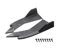 Diffusore paraurti posteriore Spoiler Paraurti Posteriore Universale Protezione In Fibra Di Carbonio Diffusore Antiurto Minigonne Laterali Splitter Angolare Coppia(2pcs Carbon Fiber)