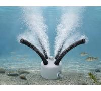 Diffusore per aeratore per laghetto, autopulente, anti-intasamento, con | Ricambio per pietra porosa, accessorio per filtraggio laghetto Koi, laghetti da giardino, giochi d'acqua