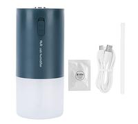 Diffusore per aromaterapia con ricarica USB da tavolo umidificatore da 300 ml con luce notturna per la camera da letto di casa (Verde)