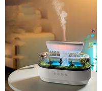 Diffusore per aromaterapia con rumore bianco e simulazione di gocce di pioggia, per uso domestico e ufficio
