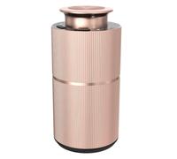 Diffusore per aromaterapia senza acqua, per auto, con tecnologia di nebulizzazione di oli essenziali, capacità 20 ml, funzionamento silenzioso, design in metallo, per casa e ufficio (oro)