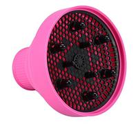 Diffusore per asciugacapelli professionale, Adattatore per phon pieghevole, strumento per parrucchieri con attacco universale, 13,8 x 11,5 cm, colore rosa