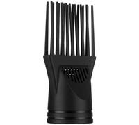 Diffusore per asciugacapelli professionale universale parrucchiere copertura soffiaggio pettine ugello nero parrucchiere strumento styling capelli durata