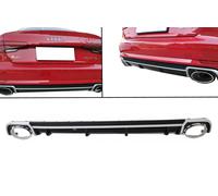 Diffusore per Audi A4 B9 8W 16-18 Punte Sedan Avant RS4 Look