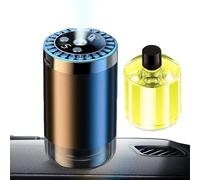 Diffusore per auto aromatico, dispositivo umidificatore portatile USB intelligente, serbatoio da 6,5 cm, 150 ml con LED a 7 colori, diffusore di olio a nebbia ad ultrasuoni, luce ambientale con design