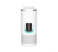 Diffusore per auto per aromaterapia con ricarica USB, sensore di vibrazione automatico per uso manuale in veicoli e altre impostazioni (bianco)