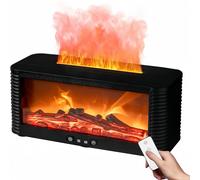 Diffusore per camino, diffusore di fiamma a 7 colori per la casa con timer, diffusore elettrico di oli essenziali da 250 ml senza acqu