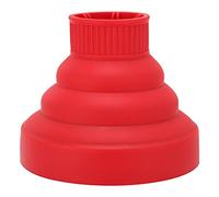 Diffusore per capelli universale Diffusore Portile Traveling Piegaggio Attaccamento per asciugacapelli per accumulo di capelli ABS SILICONE MATERIALE 1PC (Rosso)