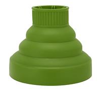 Diffusore per capelli universale Diffusore Portile Traveling Piegaggio Attaccamento per asciugacapelli per accumulo di capelli ABS SILICONE MATERIALE 1PC (Verde)