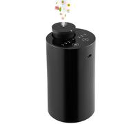 Diffusore per oli essenziali senza acqua, Mini diffusore nebulizzante per casa e auto, USB a batteria, modalità continua 1/2/3H, 3 livelli di nebbia (Nero)
