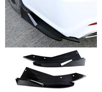 Diffusore per Paraurti Posteriore per Auto per VW SpaceFox Latin America 2015-2024 2025, 2 Pezzi Auto Posteriore Labbro Angolo Splitter Diffusore, Accessori Auto,Black